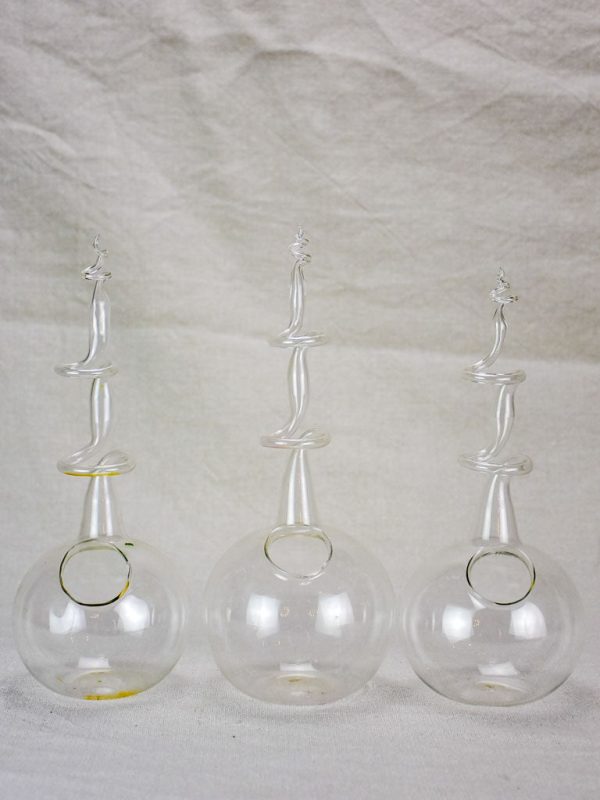 Collection of three unusual blown glass vases 11  Sale