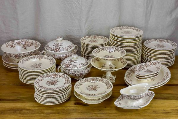 Late 19th Century dinner service. Rubans Longchamp Online Sale