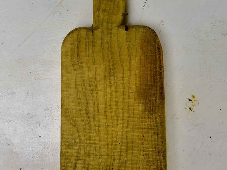 Antique French cutting board with long handle 11” For Cheap