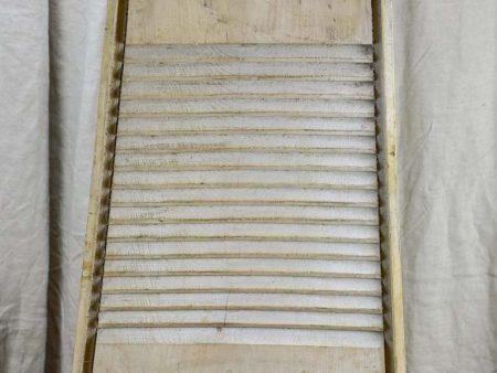 Antique french wooden washboard Cheap