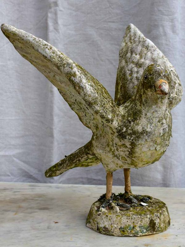 Early 20th century sculpture of a bird with outstreatched wings Hot on Sale