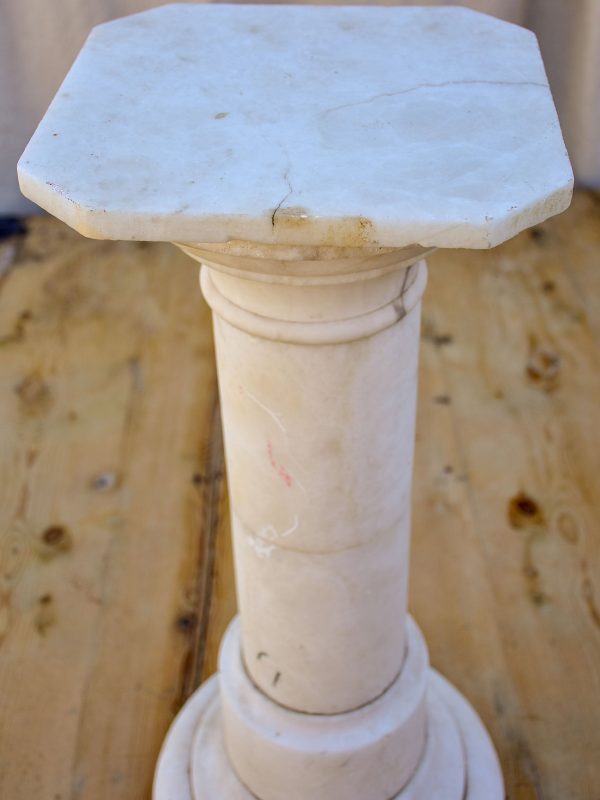 Antique marble pedestal Discount