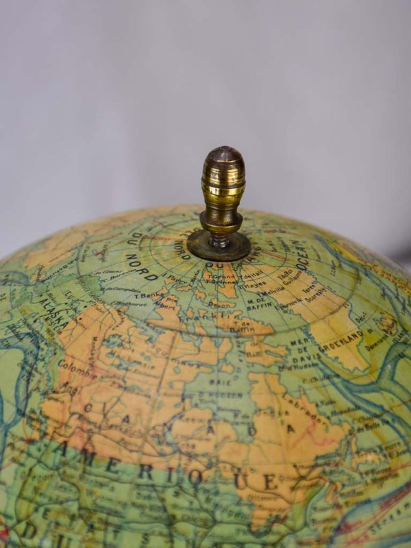 Antique French Napoleon III world globe - small Discount