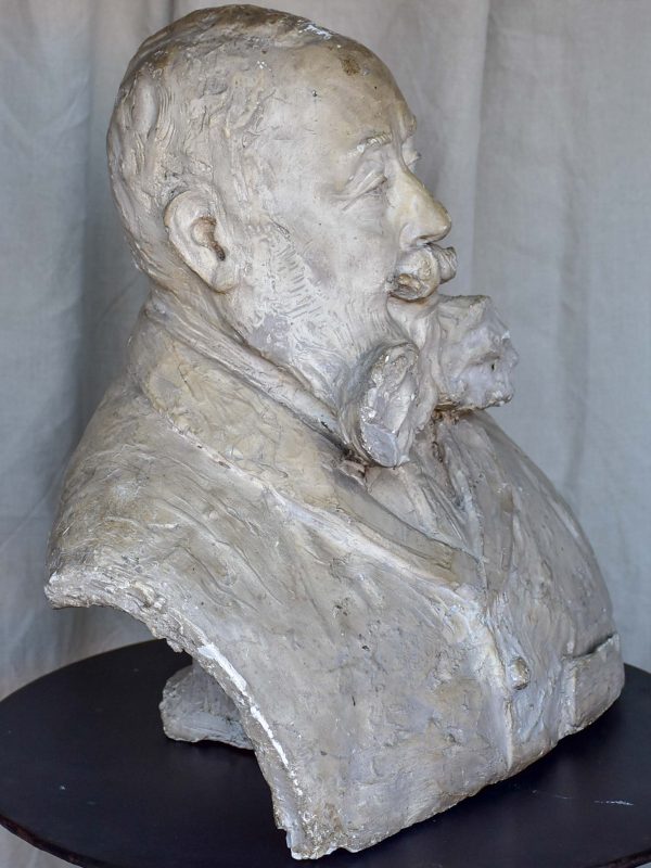 19th Century French bust - plaster on Sale