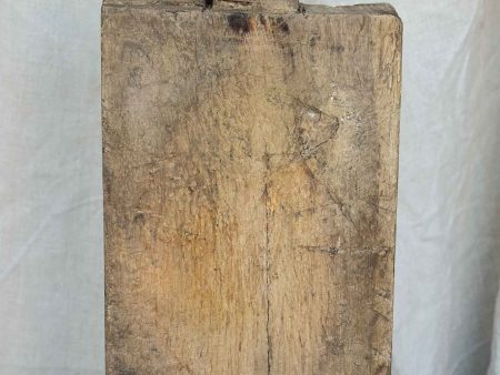 Very thick rectangular French antique cutting board 15” Discount