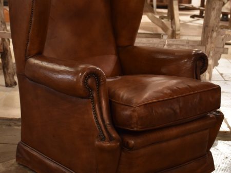 Vintage French wingback club chair Online Hot Sale