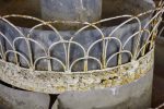 French three tier 19th Century zinc jardiniere Online now