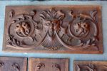 Five pieces of antique Italian carved wood paneling Online Sale