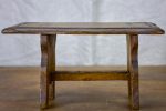 Antique French wooden footstool on Sale