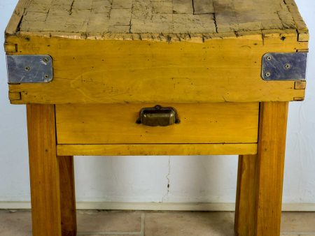 Vintage French butcher s block on Sale