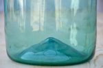 Antique French preserving jar with blue   green glass For Cheap