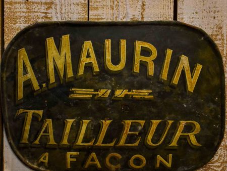 19th Century French sign from a Tailor s shop Online