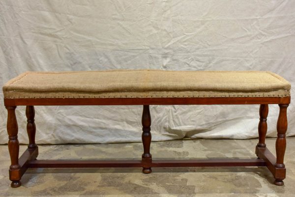 Antique French bistro style bench seat Hot on Sale