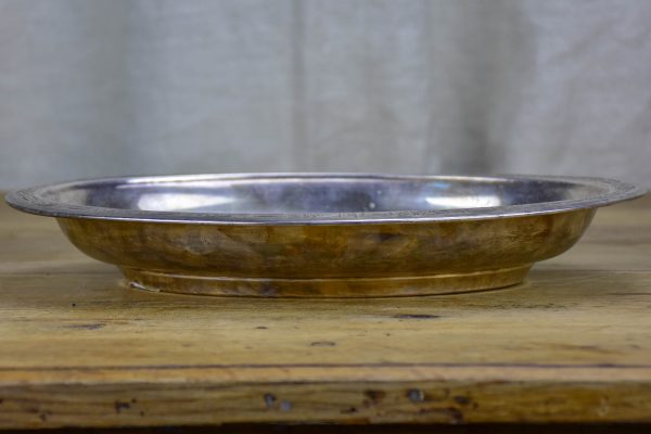 Antique French silver serving dish Fashion