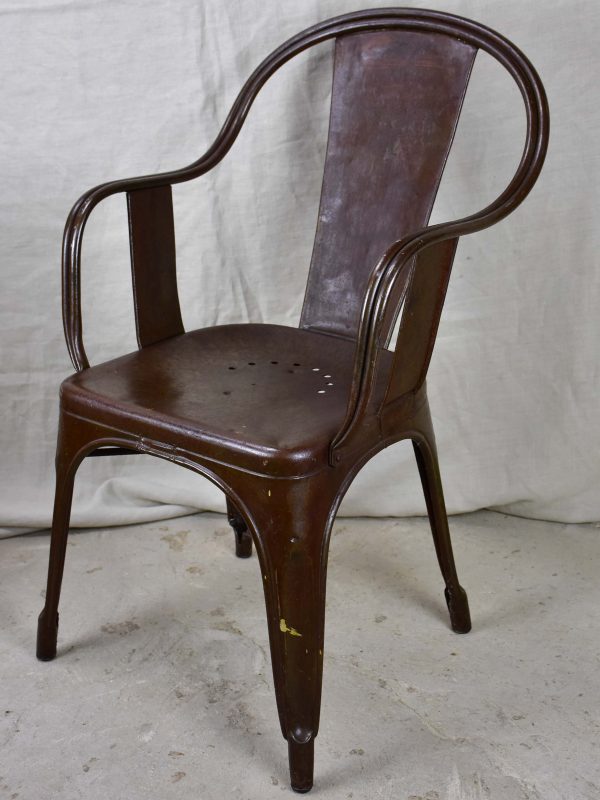 Pair of original Tolix armchairs - 1930 s Online now