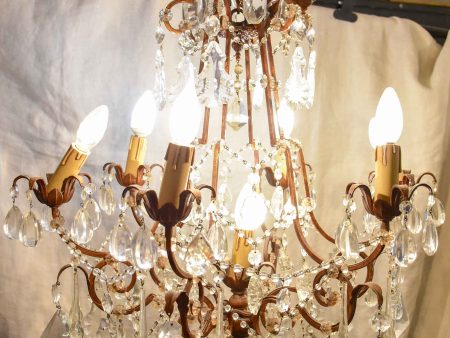 Vintage chandelier with seven lights Sale