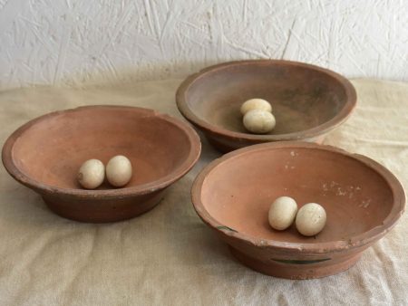 Antique French terracotta pigeon s nests Sale