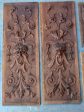 Five pieces of antique Italian carved wood paneling Online Sale