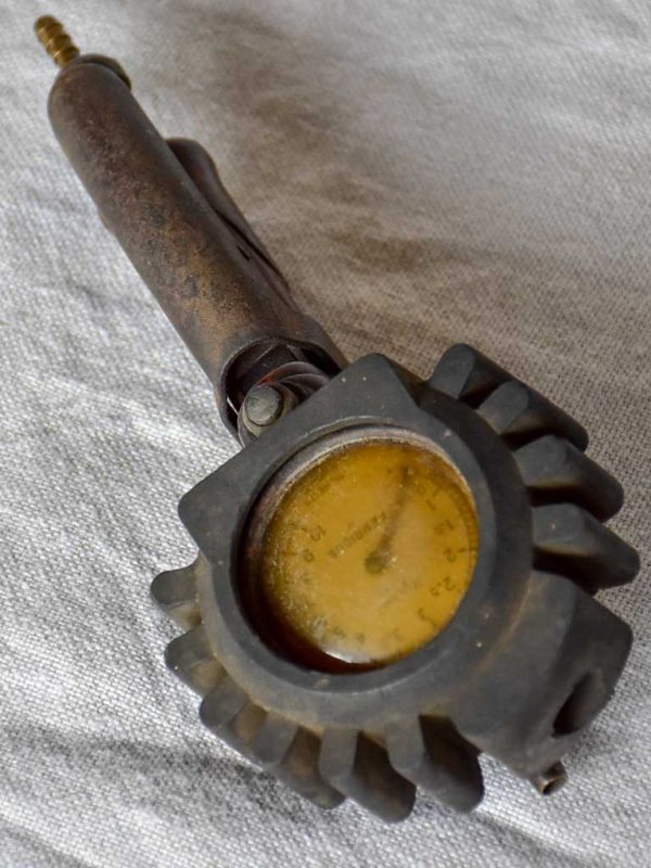 1940 s French Michelin tire pressure gauge and inflator For Discount