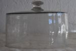 Antique French glass dome from a pâtisserie Supply