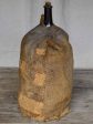 Antique French carboy in jute Supply