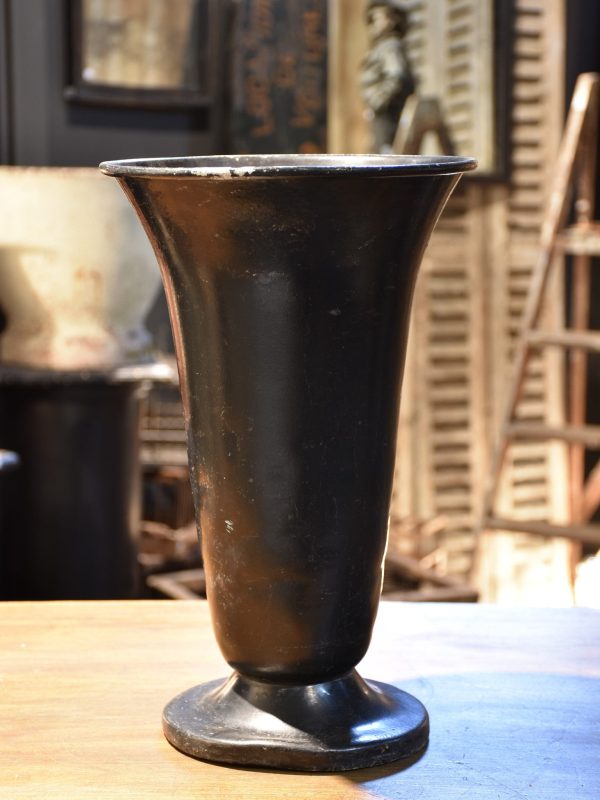 Vintage French Florist Vases - black Supply