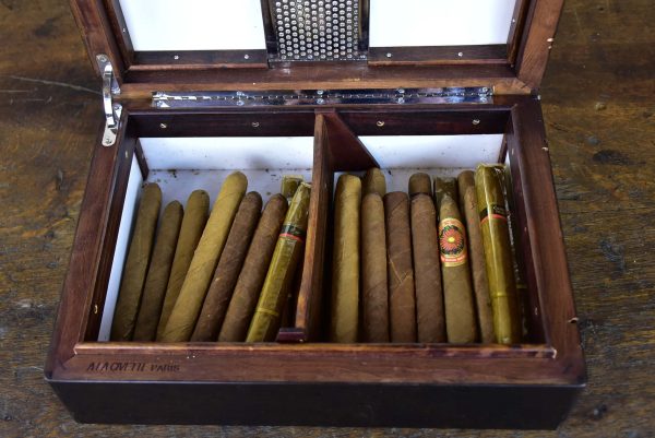 Mid century Parisian cigar humidor Discount