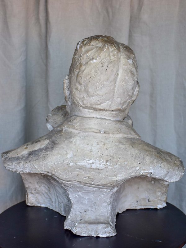 19th Century French bust - plaster on Sale