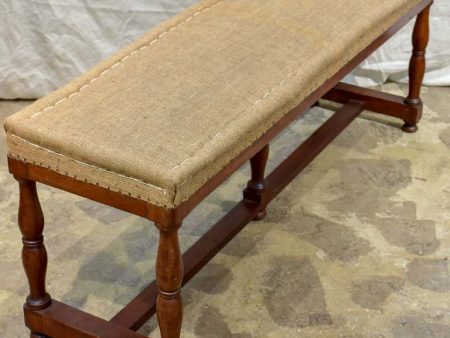 Antique French bistro style bench seat Hot on Sale