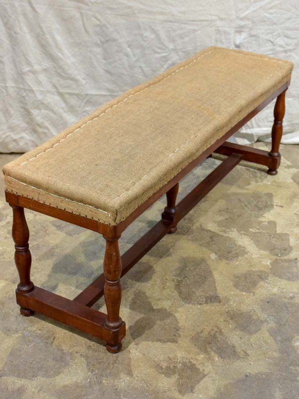 Antique French bistro style bench seat Hot on Sale