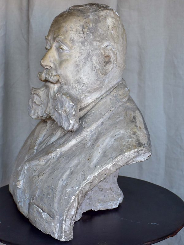 19th Century French bust - plaster on Sale