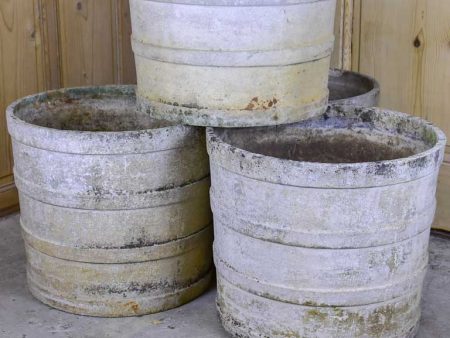 Four very large round Willy Guhl garden planters 20¾  For Discount