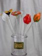 Collection of six 1960 s Murano glass flowers 20  Online Hot Sale