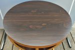 French Art Deco round table - Macassar ebony Cheap