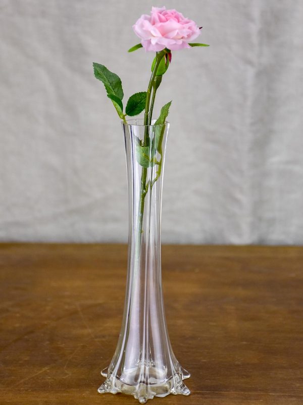 Collection of five antique glass vases For Sale