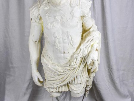 Large papier mache sculpture of a Roman warrior 57  For Cheap