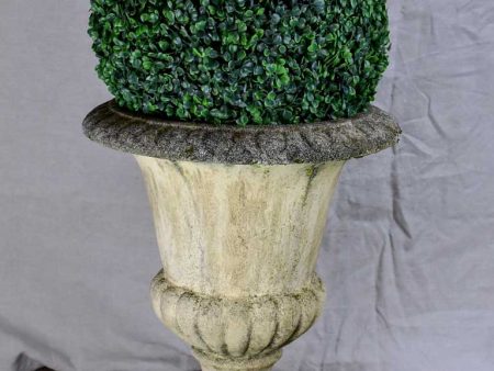 Mid century French Medici garden planter - cement 19¾  Online