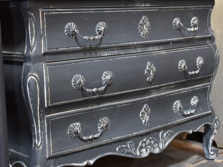 French Tombeau commode with blue patina Cheap