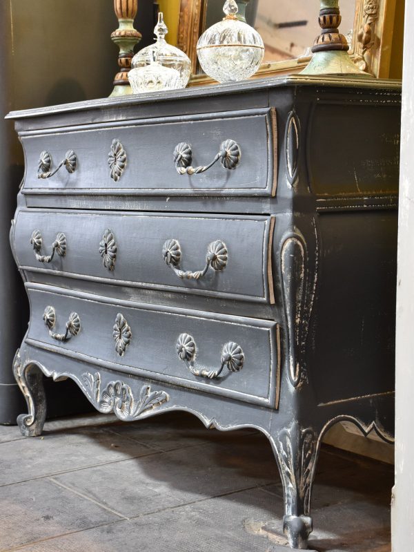 French Tombeau commode with blue patina Cheap