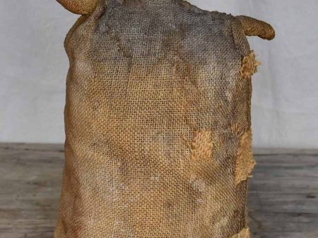 Antique French carboy in jute Supply