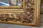 Mirror, large, gilded with decorative frame Online Hot Sale