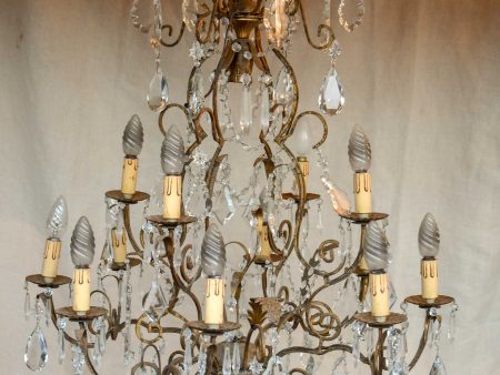 Vintage Italian chandelier - medium Sale