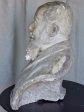 19th Century French bust - plaster on Sale