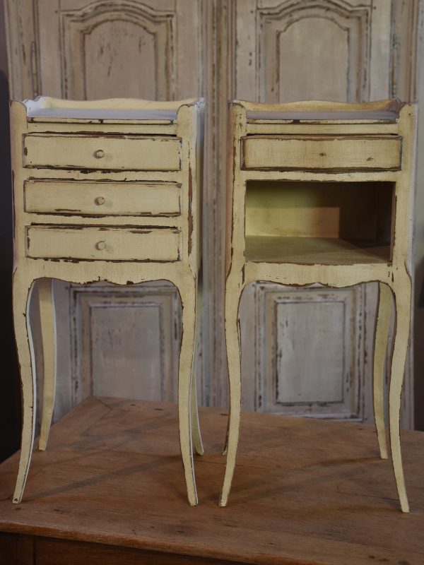 Pair of antique French night stands – Louis XV style Online Sale