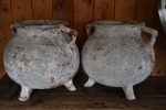 Pair of large French garden urns – marmites Online Hot Sale