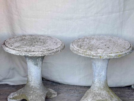 A pair of vintage Italian garden stools Discount