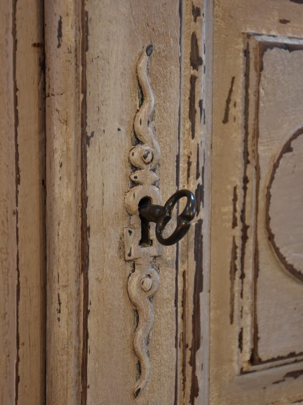 Armoire, country, beige patina, 18th-century Sale