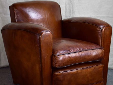 Pair of Art Deco square-backed club chairs Online Sale