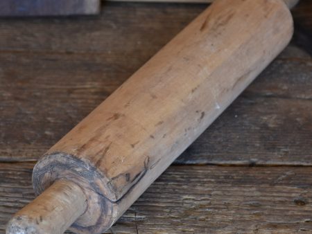 Antique French patisserie rolling pin Online now