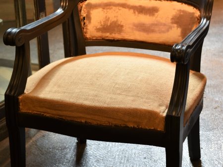 19th century mahogany lounge armchair Cheap